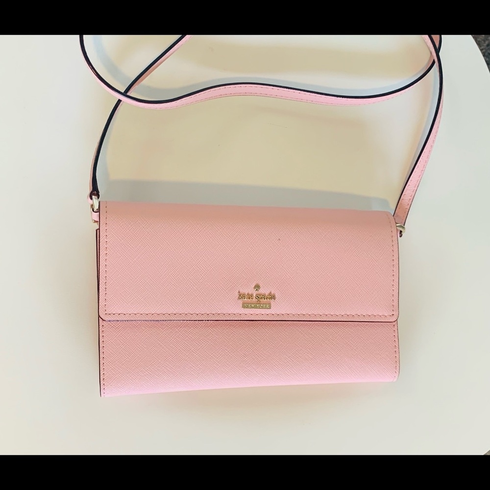 Kate Spade Pink Crossbody Wallet